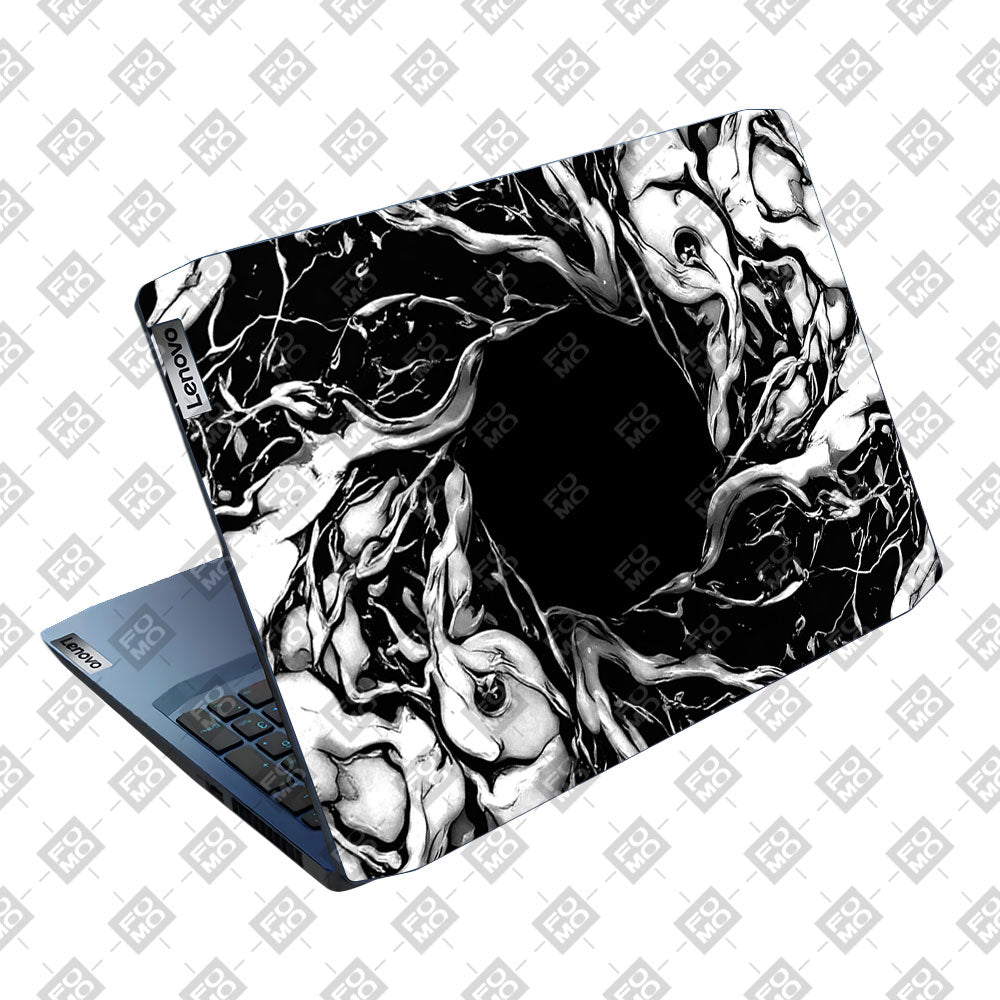 Black Web Hero Lenovo Ideapad Gaming 3 15ARH05 and 15IMH05 3D Laptop Skin