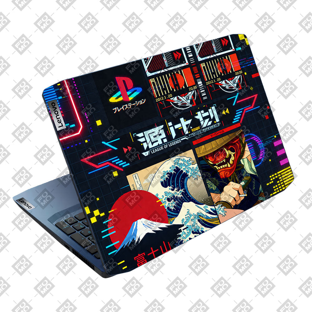 Retro Console Gaming Lenovo Ideapad Gaming 3 15ARH05 and 15IMH05 3D Laptop Skin