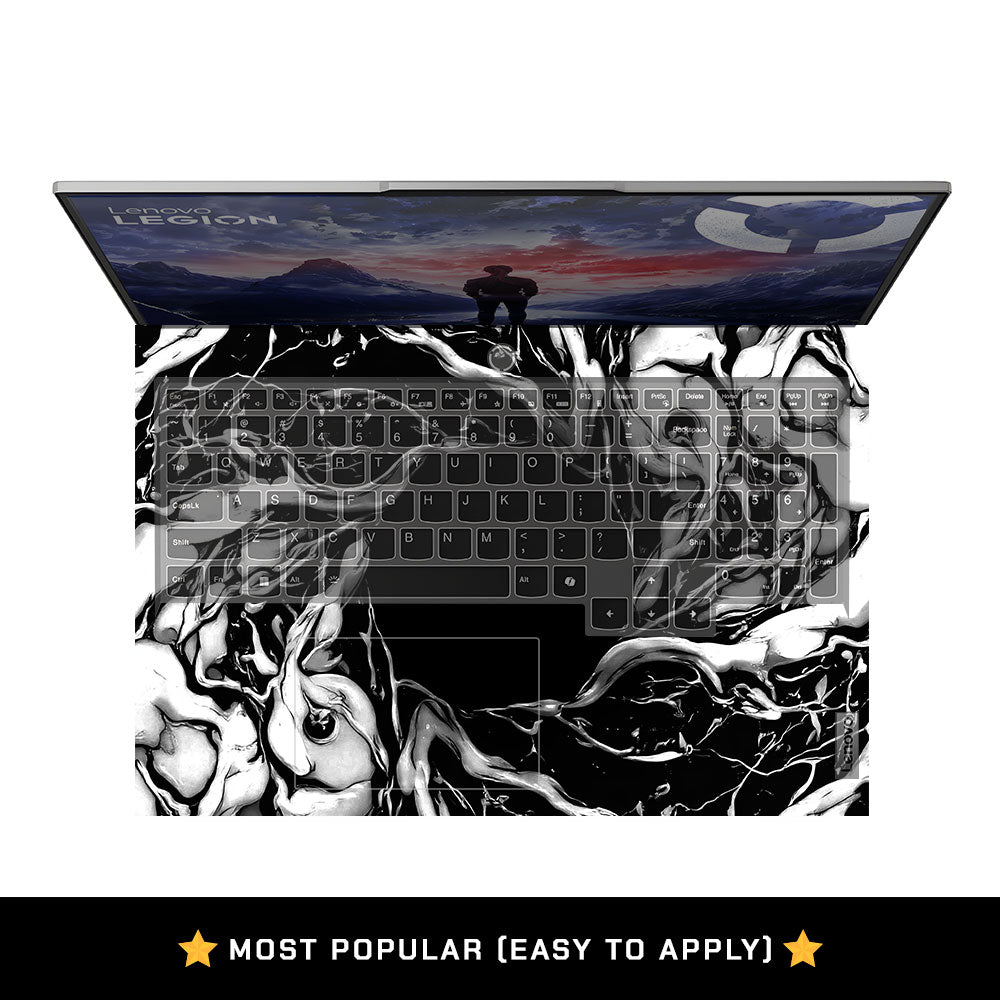 Black Web Hero Lenovo Legion 5 16IRX9 3D Laptop Skin
