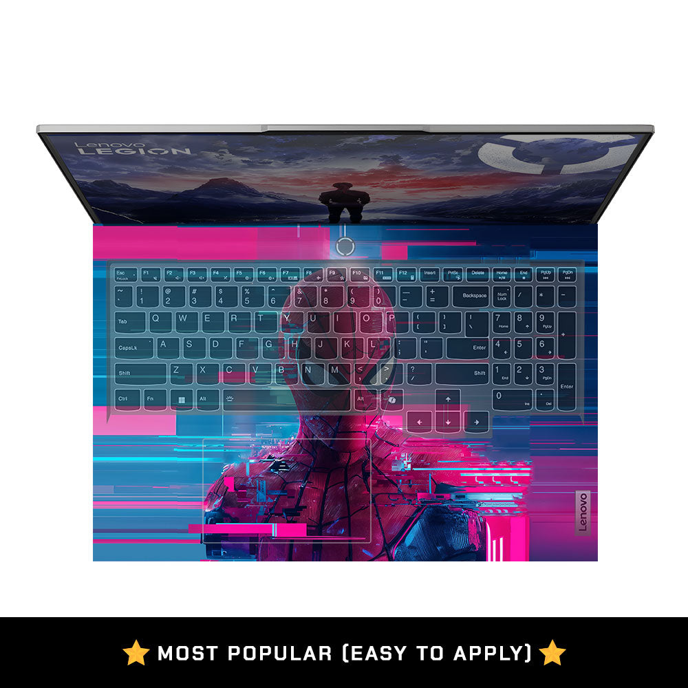 Glitch Spider Lenovo Legion 5 16IRX9 3D Laptop Skin