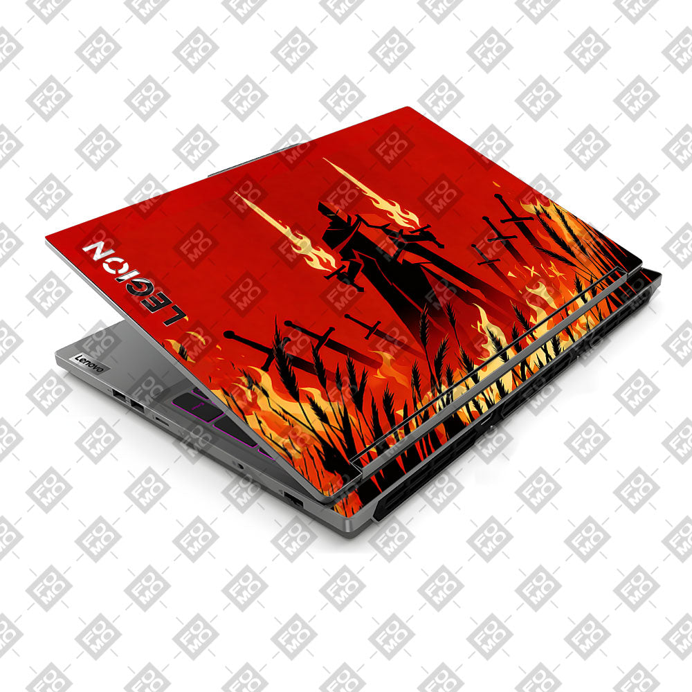 Knight of Flames Lenovo Legion 5 16IRX9 3D Laptop Skin