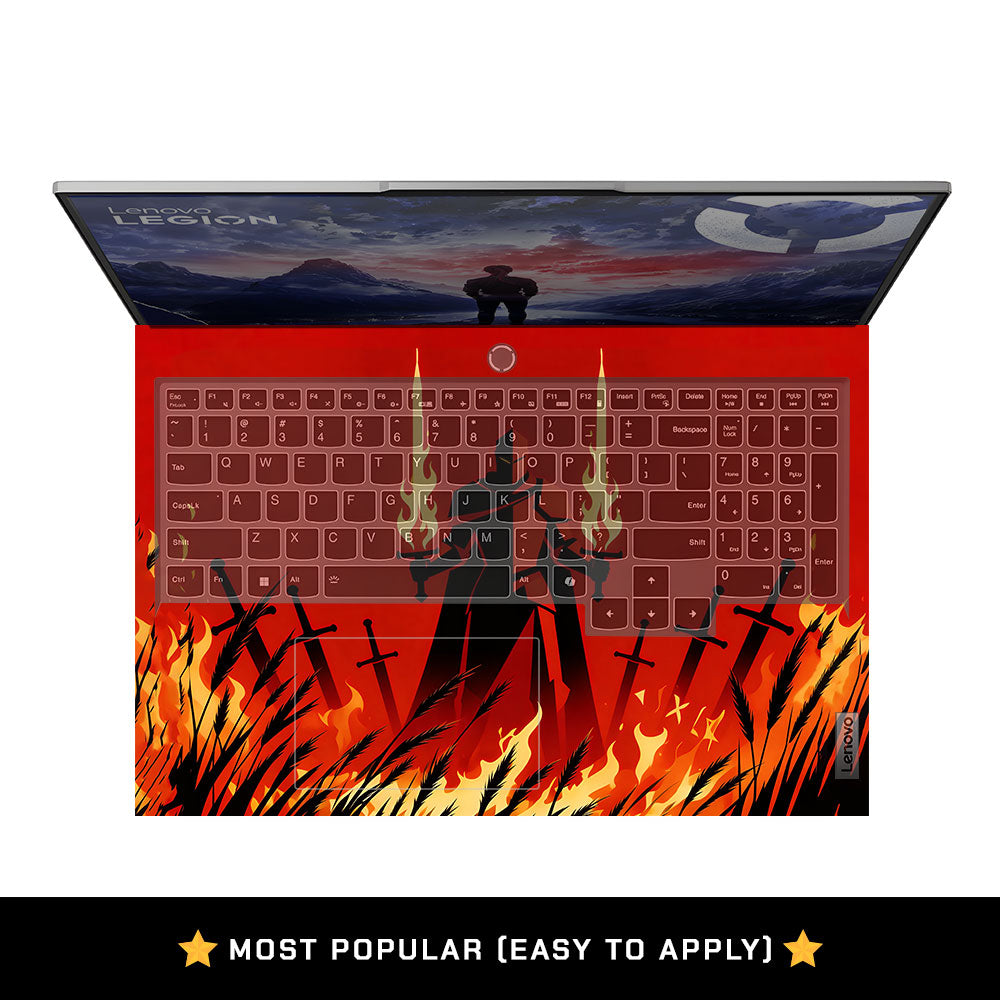 Knight of Flames Lenovo Legion 5 16IRX9 3D Laptop Skin