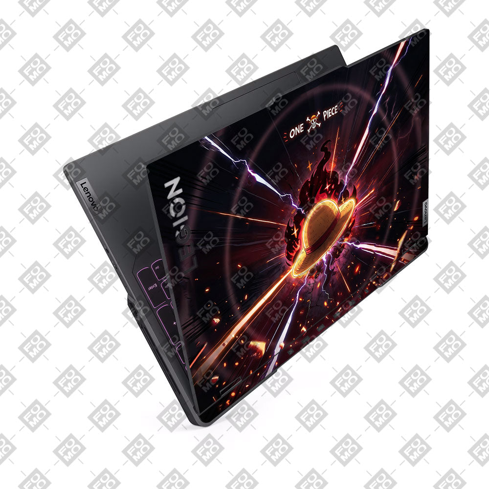 Flaming Pirate Hat Lenovo Legion 5 Pro 16IRX8 and 16IRX9 3D Laptop Skin