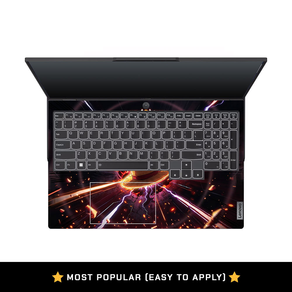 Flaming Pirate Hat Lenovo Legion 5 Pro 16IRX8 and 16IRX9 3D Laptop Skin