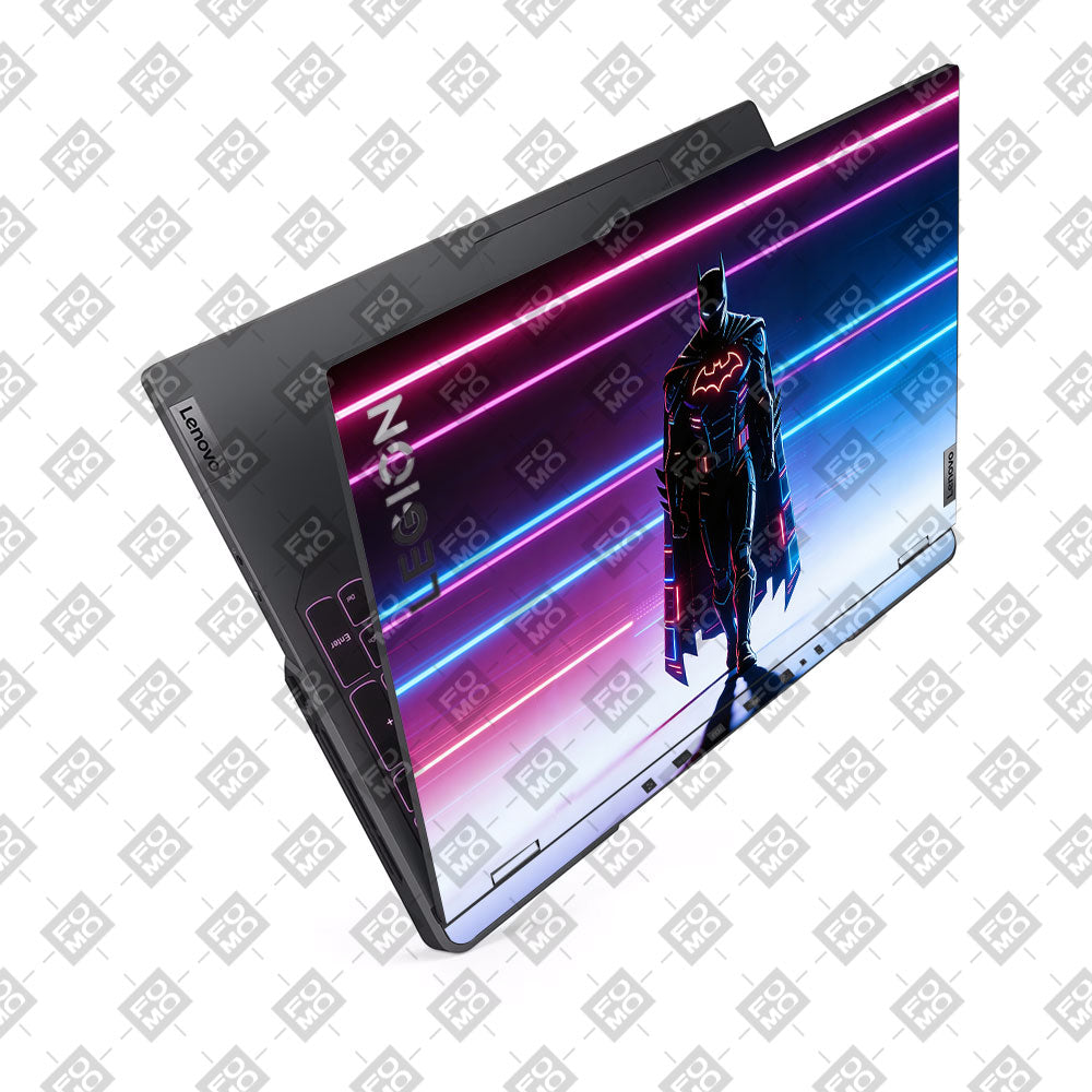 Neon Superhero Streaks Lenovo Legion 5 Pro 16IRX8 and 16IRX9 3D Laptop Skin