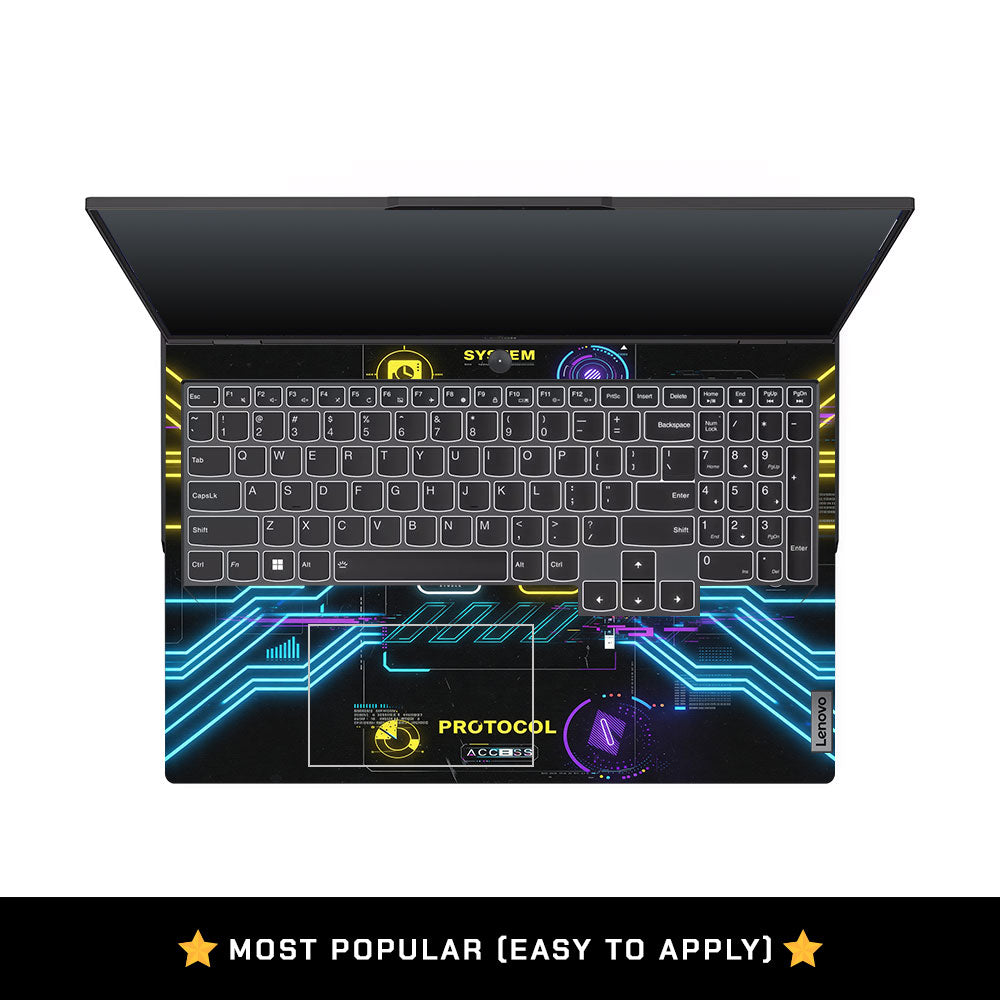 System Protocol Lenovo Legion 5 Pro 16IRX8 and 16IRX9 3D Laptop Skin