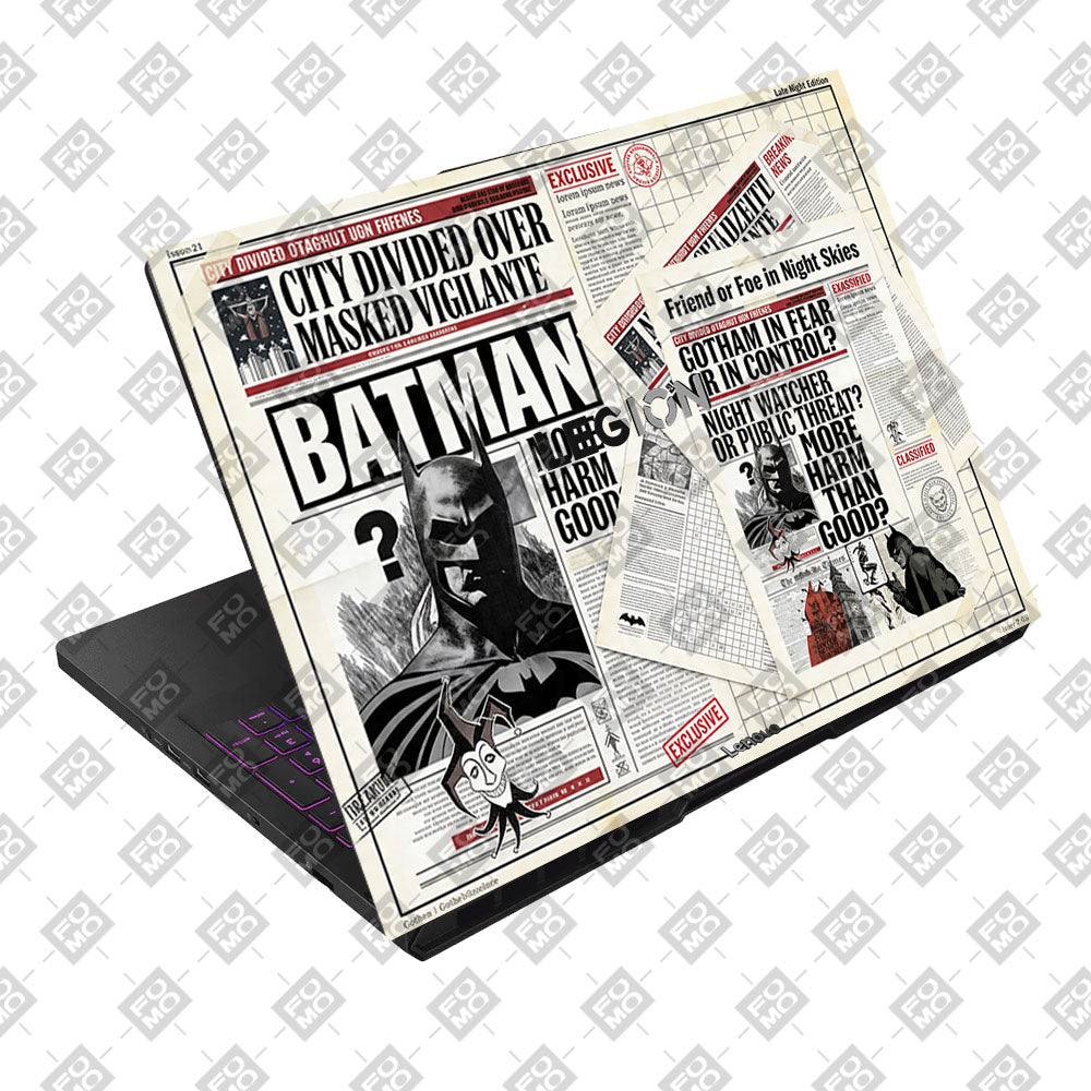 Dark City Vigilante Lenovo Legion Pro 5 16AFR10 3D Laptop Skin