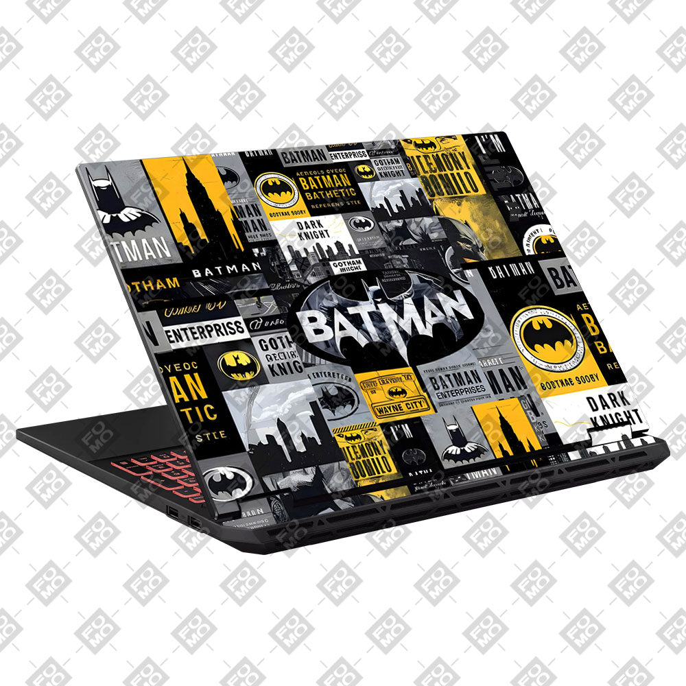 Batman Collage Asus TUF Gaming A16 2025 Laptop Skin