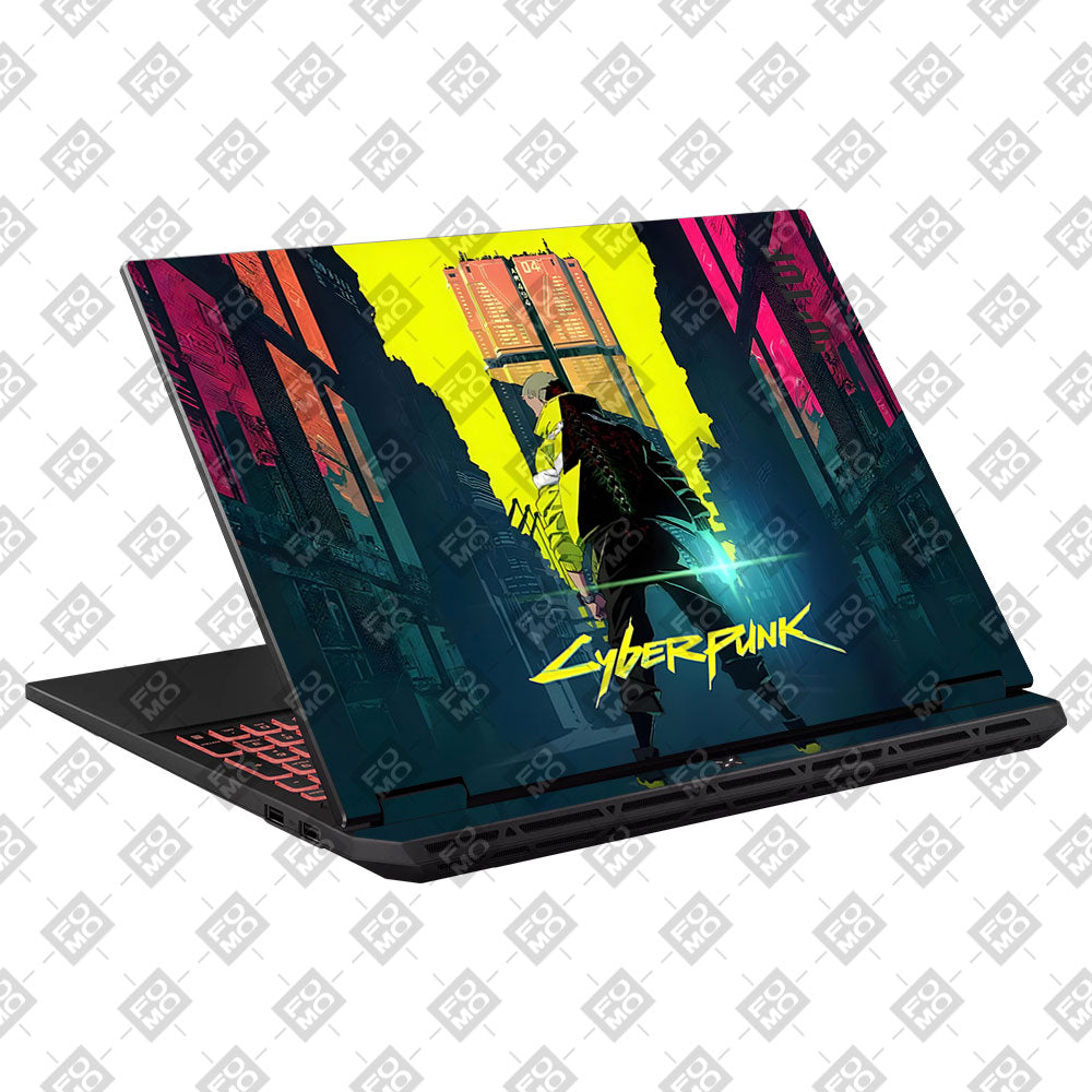 Cyberpunk Uprising Asus TUF Gaming A16 2025 Laptop Skin