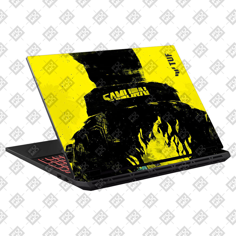 Backlit SAMURAI Jacket Asus TUF Gaming A16 2025 Laptop Skin