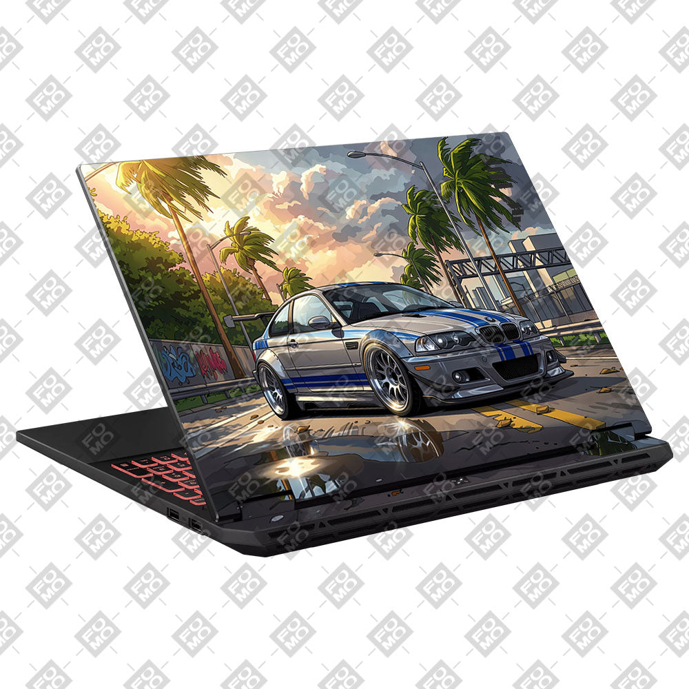 Street Icon BMW E46 Drift Legend Asus TUF Gaming A16 2025 Laptop Skin