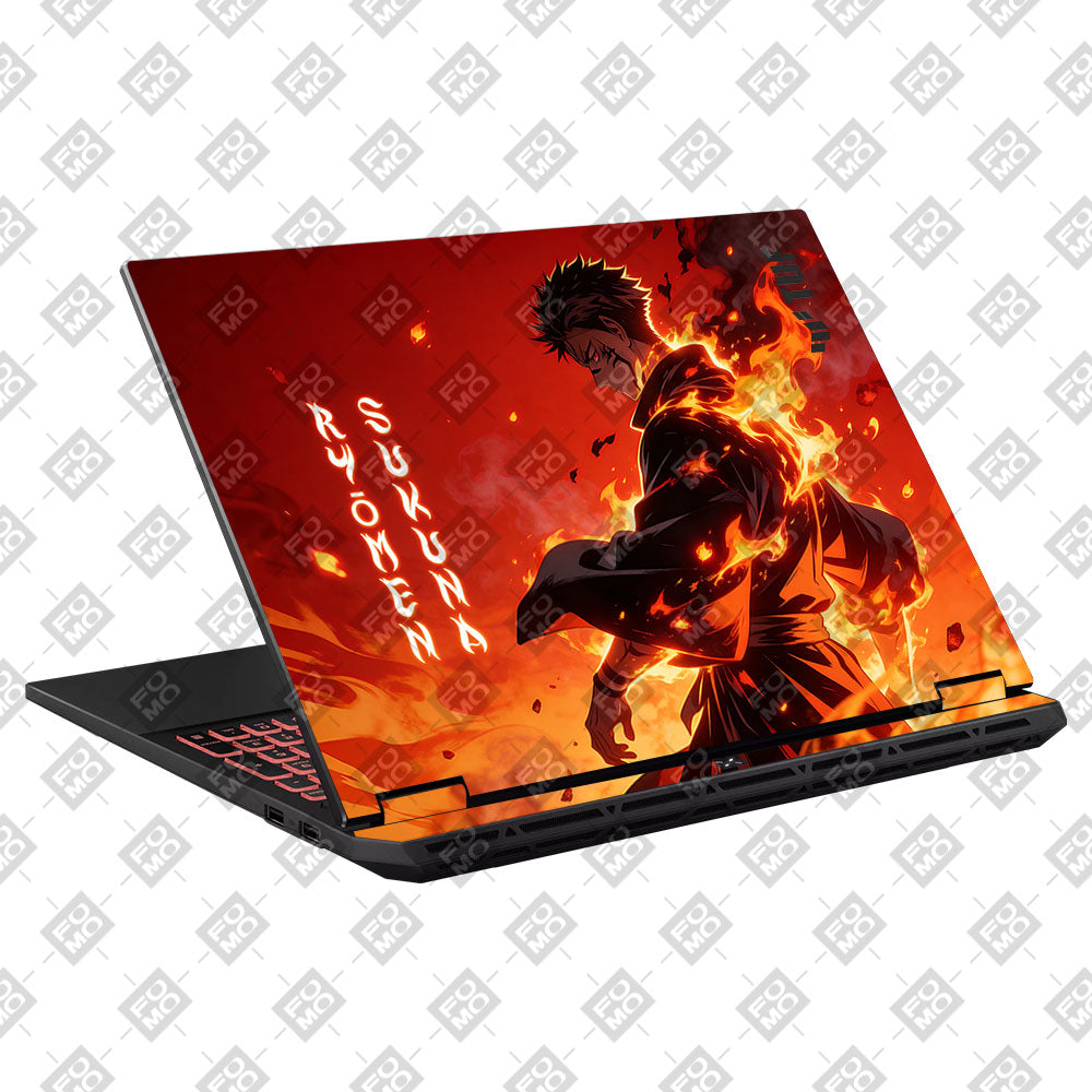 Ryomen Sukuna Lord of Curses Asus TUF Gaming A16 2025 Laptop Skin
