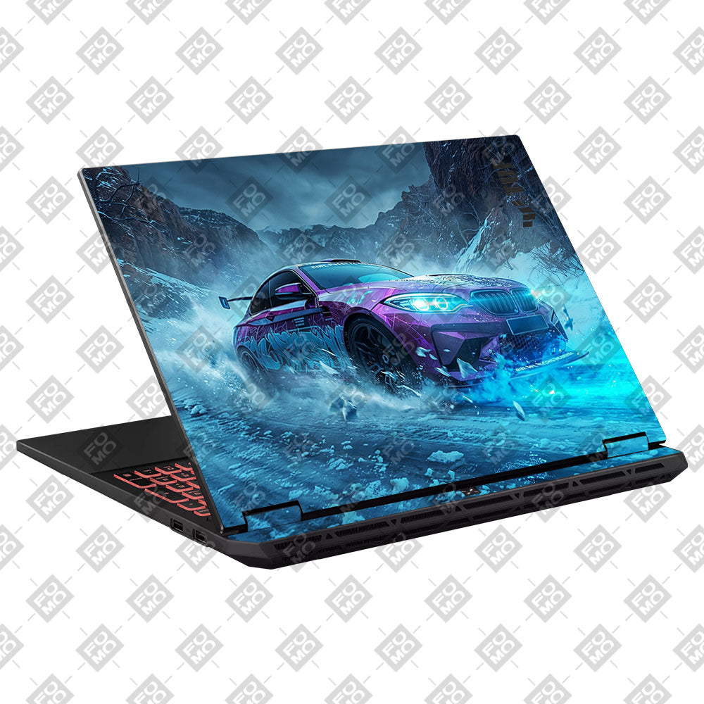 Neon Drift Car Asus TUF Gaming A16 2025 Laptop Skin