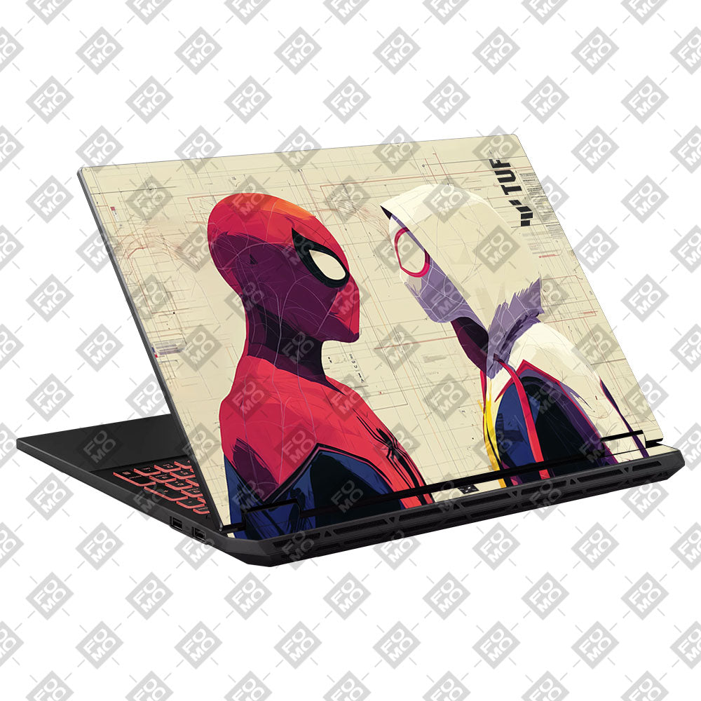Spider Man X Spider Gwen Asus TUF Gaming A16 2025 Laptop Skin