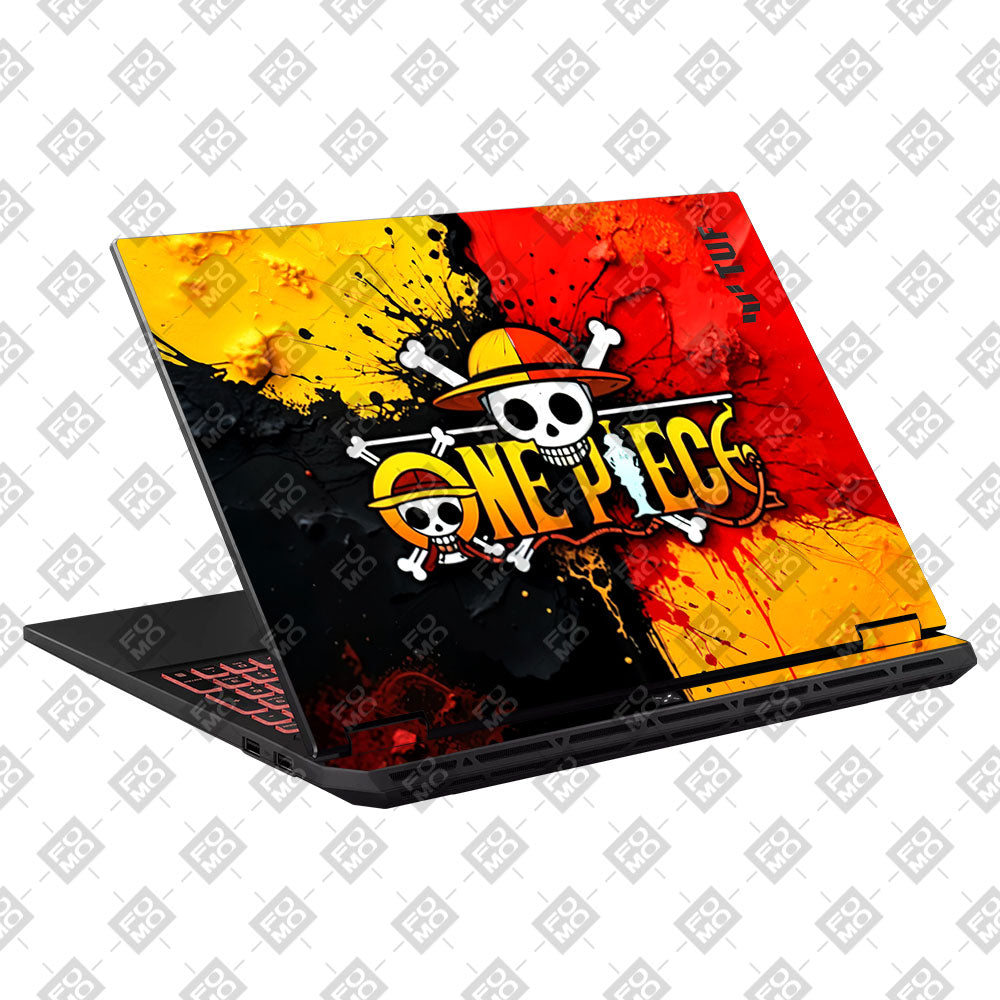 One Piece Paint Splash Asus TUF Gaming A16 2025 Laptop Skin