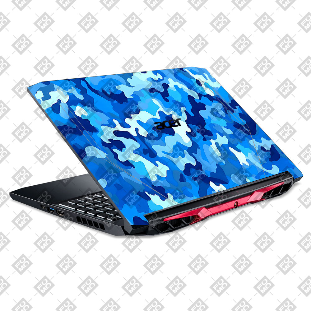 Arctic Blue Camo Pattern Acer Nitro 5 AN515 44, 56 Laptop Skin