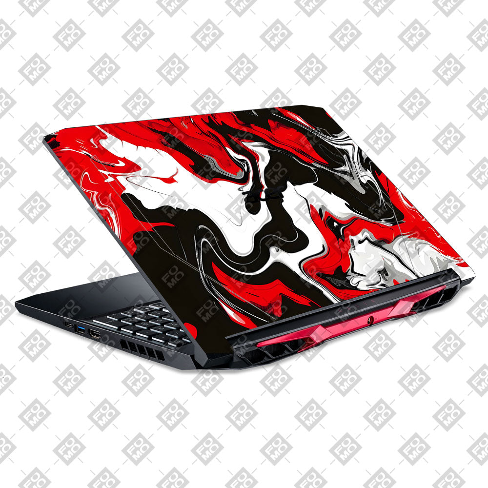 Red and White Marble Acer Nitro 5 AN515 44, 56 Laptop Skin