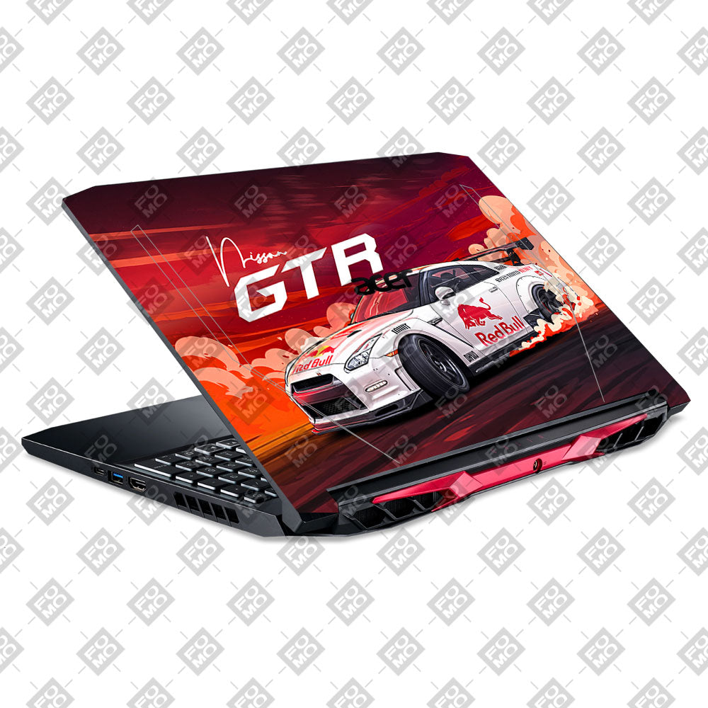 Nissan GTR Red Bull Drift Fury Acer Nitro 5 AN515 44, 56 Laptop Skin
