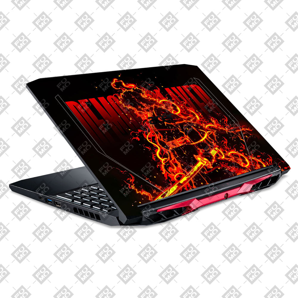 Rengoku Blazing Inferno Acer Nitro 5 AN515 44, 56 Laptop Skin