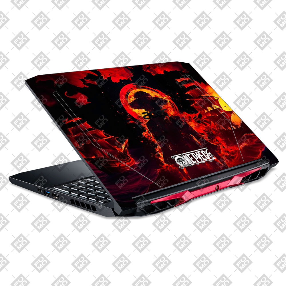 Luffy's Burning Tide Acer Nitro 5 AN515 44, 56 Laptop Skin