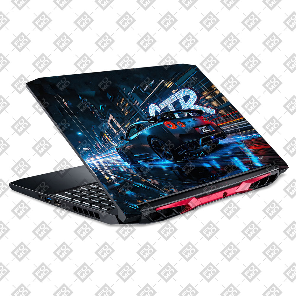 Neon GTR Nights Acer Nitro 5 AN515 44, 56 Laptop Skin