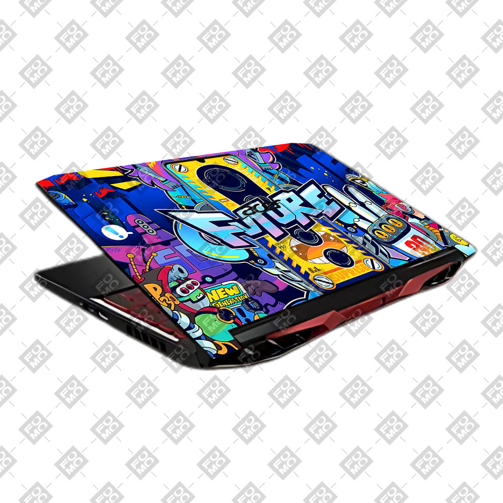 Futuristic Cyberpunk Vision Acer Nitro 5 AN515 45, 55, 57 Laptop Skin