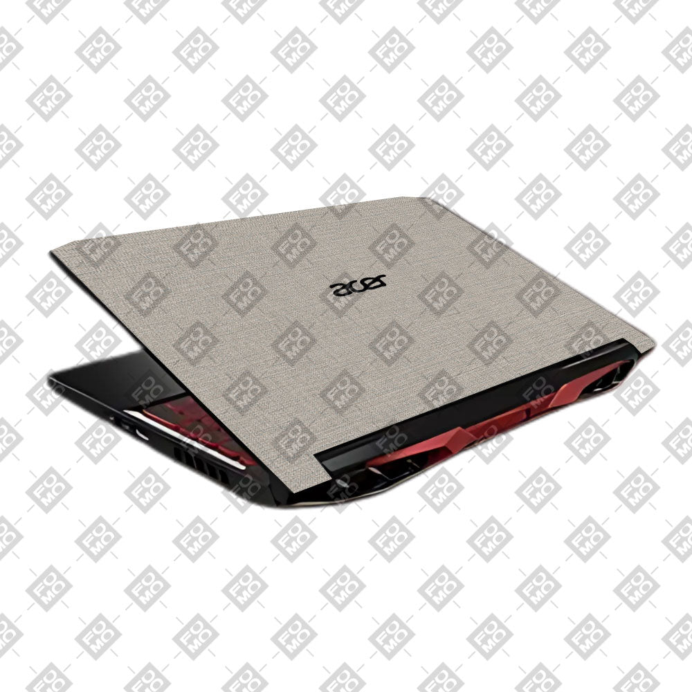 Textured Fabric Grey Acer Nitro 5 AN515 45, 55, 57 Laptop Skin