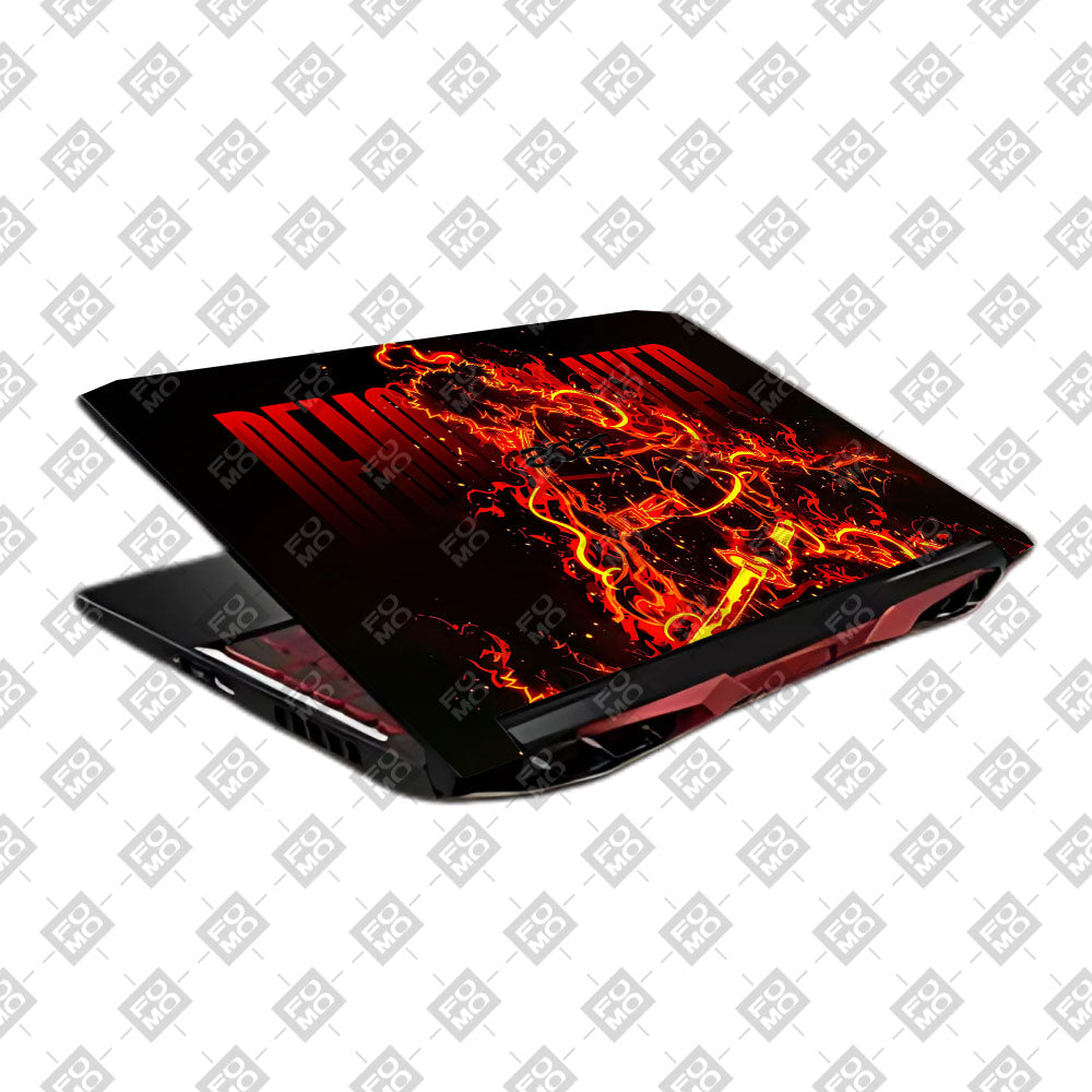 Rengoku Blazing Inferno Acer Nitro 5 AN515 45, 55, 57 Laptop Skin