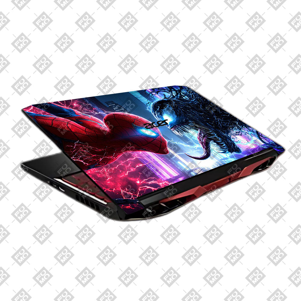 Spiderman vs Venom Showdown Acer Nitro 5 AN515 45, 55, 57 Laptop Skin
