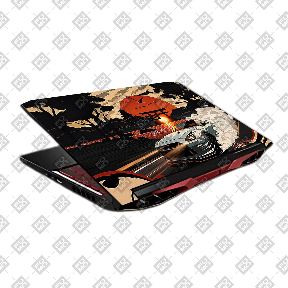 Samurai Rising Sun GTR Acer Nitro 5 AN515 45, 55, 57 Laptop Skin