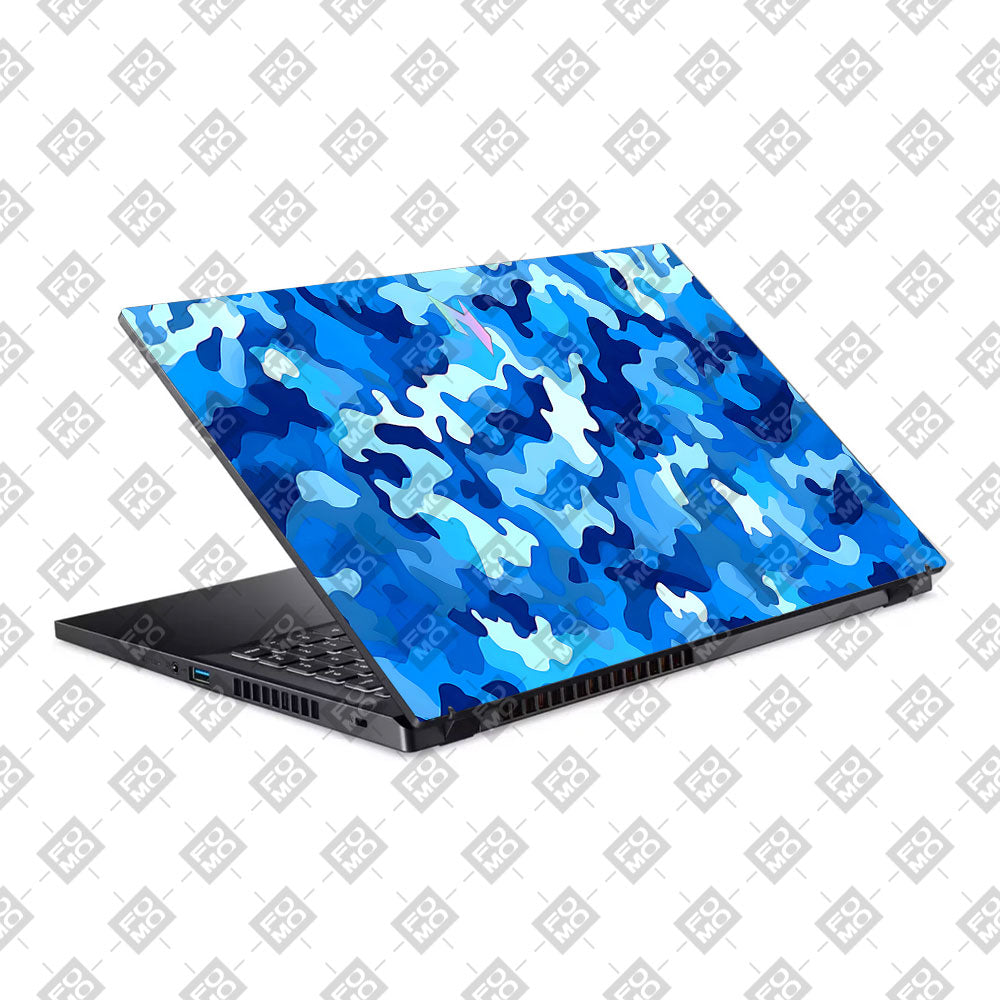 Arctic Blue Camo Pattern Acer Nitro V ANV15 51 55CA Laptop Skin
