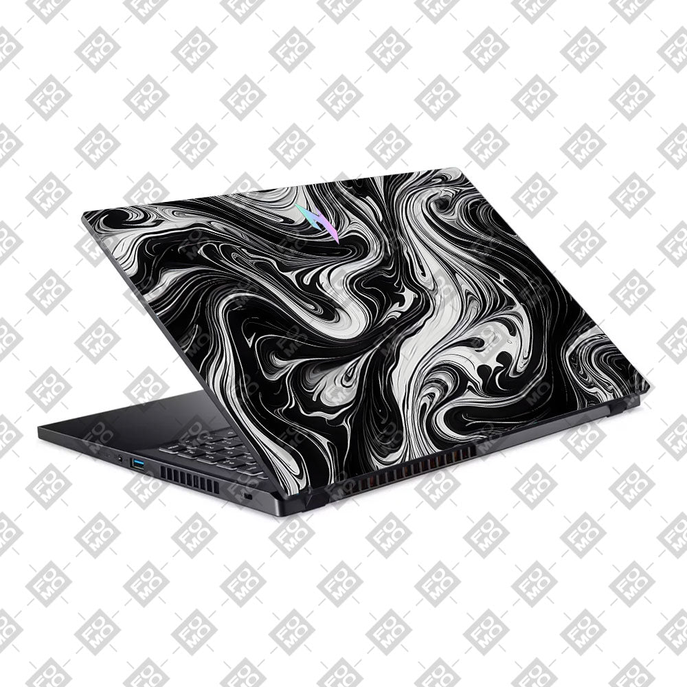 Black and White Marble Acer Nitro V ANV15 51 55CA Laptop Skin