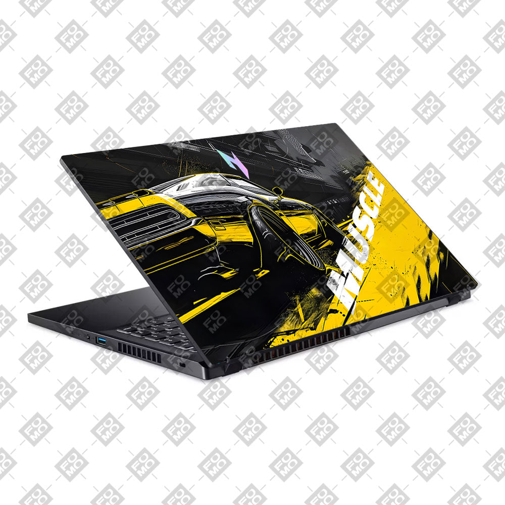 Black Muscle Acer Nitro V ANV15 51 55CA Laptop Skin