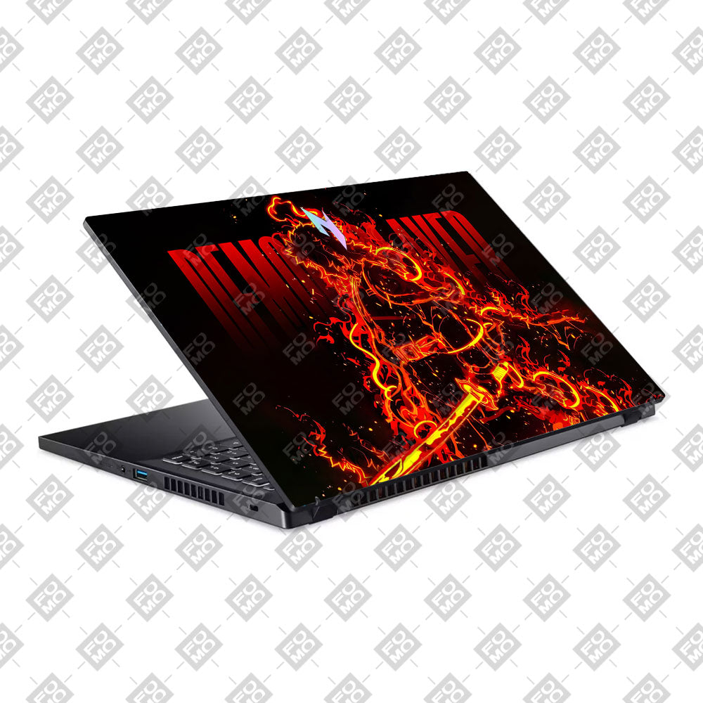 Rengoku Blazing Inferno Acer Nitro V ANV15 51 55CA Laptop Skin