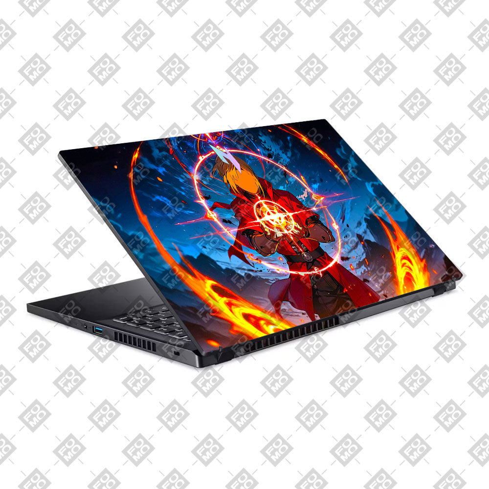 Edward Elric Fullmetal Alchemist Acer Nitro V ANV15 51 55CA Laptop Skin