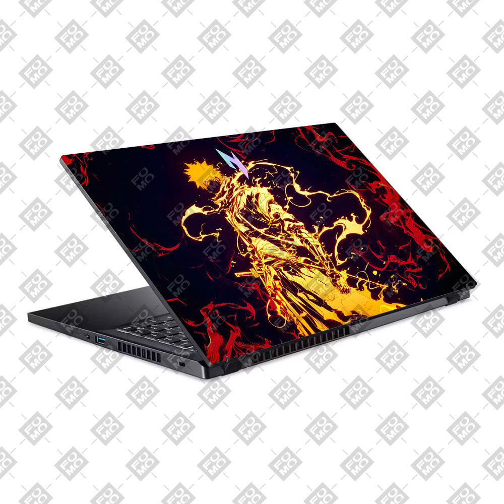 Bleach Ichigo Bankai Form Acer Nitro V ANV15 51 55CA Laptop Skin
