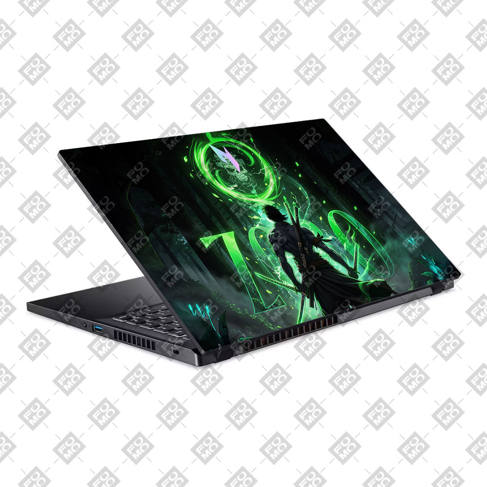 Zoro Green Aura Acer Nitro V ANV15 51 55CA Laptop Skin