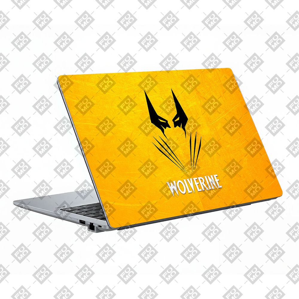 Wolverine with Yellow Background Asus ExpertBook P1503 Laptop Skin