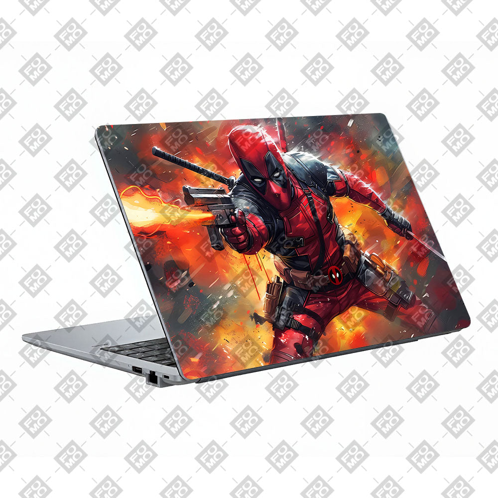 Deadpool in Action Asus ExpertBook P1503 Laptop Skin