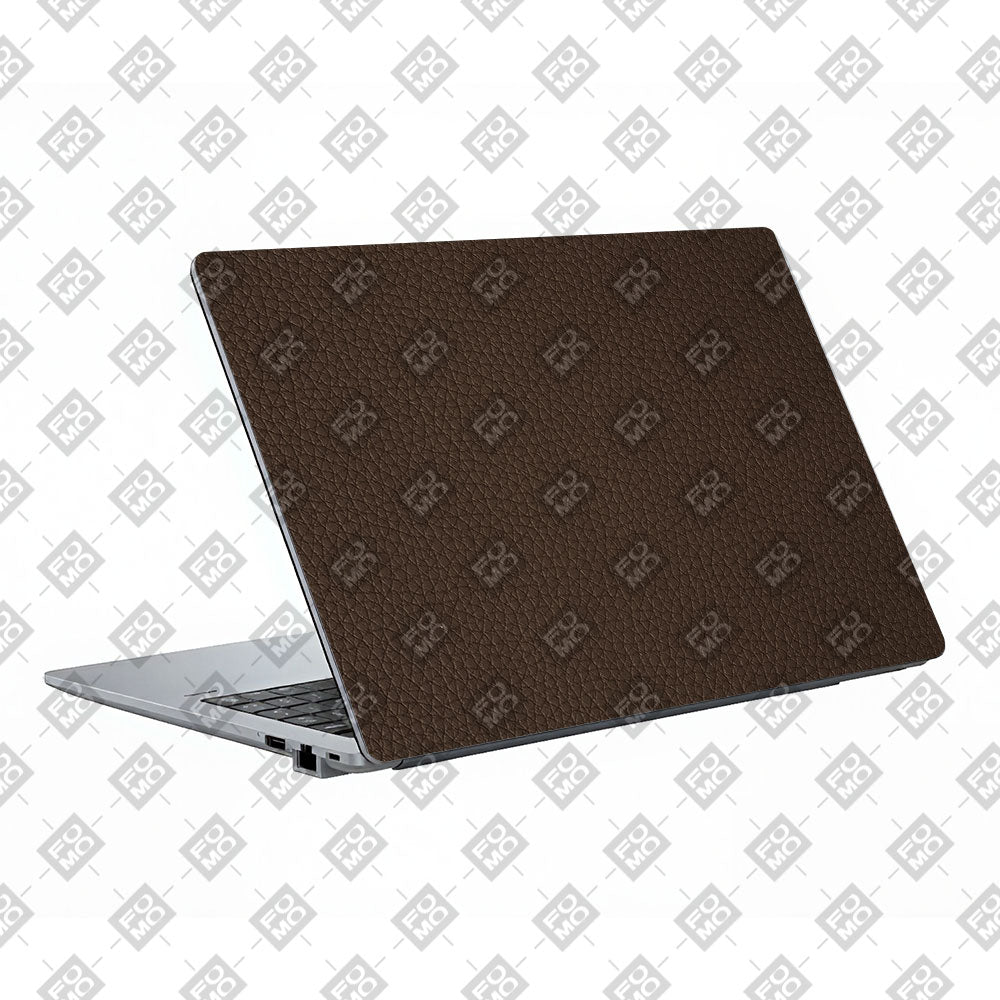 Textured Brown Leather Asus ExpertBook P1503 Laptop Skin