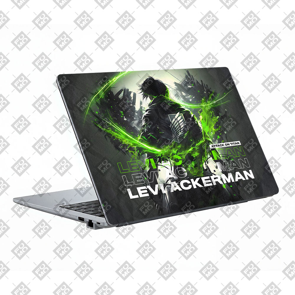 Levi Ackerman Neon Fury Asus ExpertBook P1503 Laptop Skin