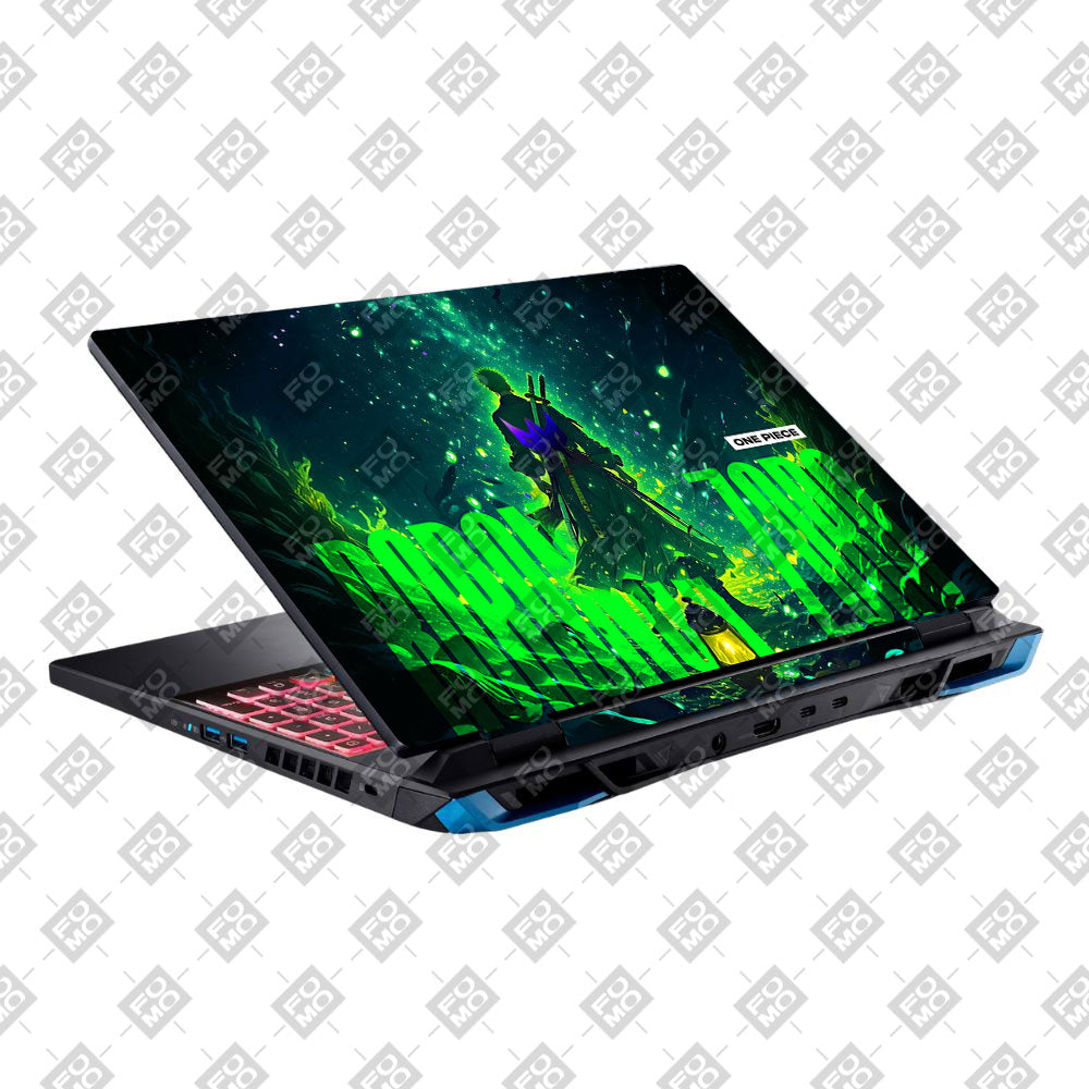 Roronoa Zoro Green Fury Acer Predator Helios Neo 16 N22Q22B Laptop Skin