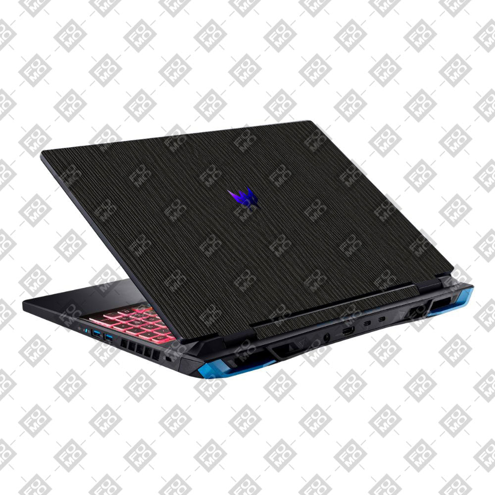 Textured Black Wood Acer Predator Helios Neo 16 N22Q22B Laptop Skin