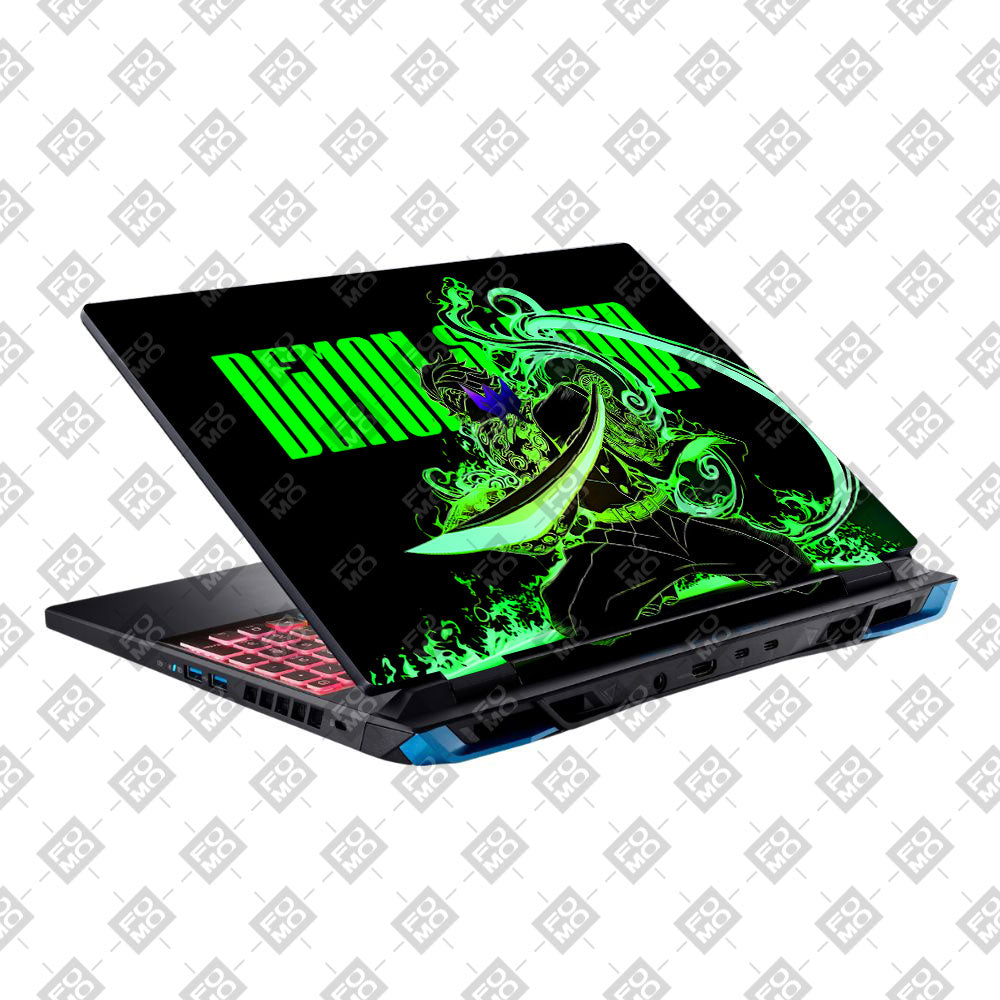 Tanjiro Green Flame Dance Acer Predator Helios Neo 16 N22Q22B Laptop Skin