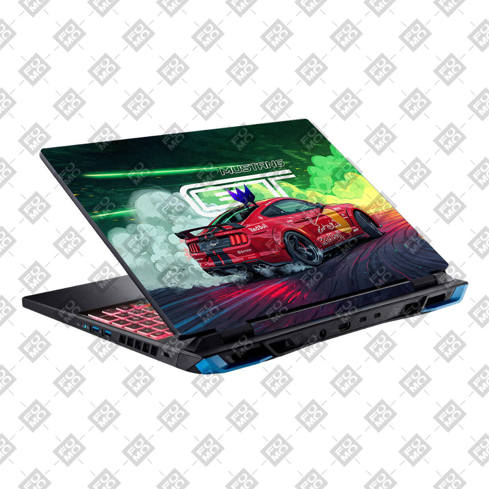 Mustang GT Red Bull Drift Beast Acer Predator Helios Neo 16 N22Q22B Laptop Skin