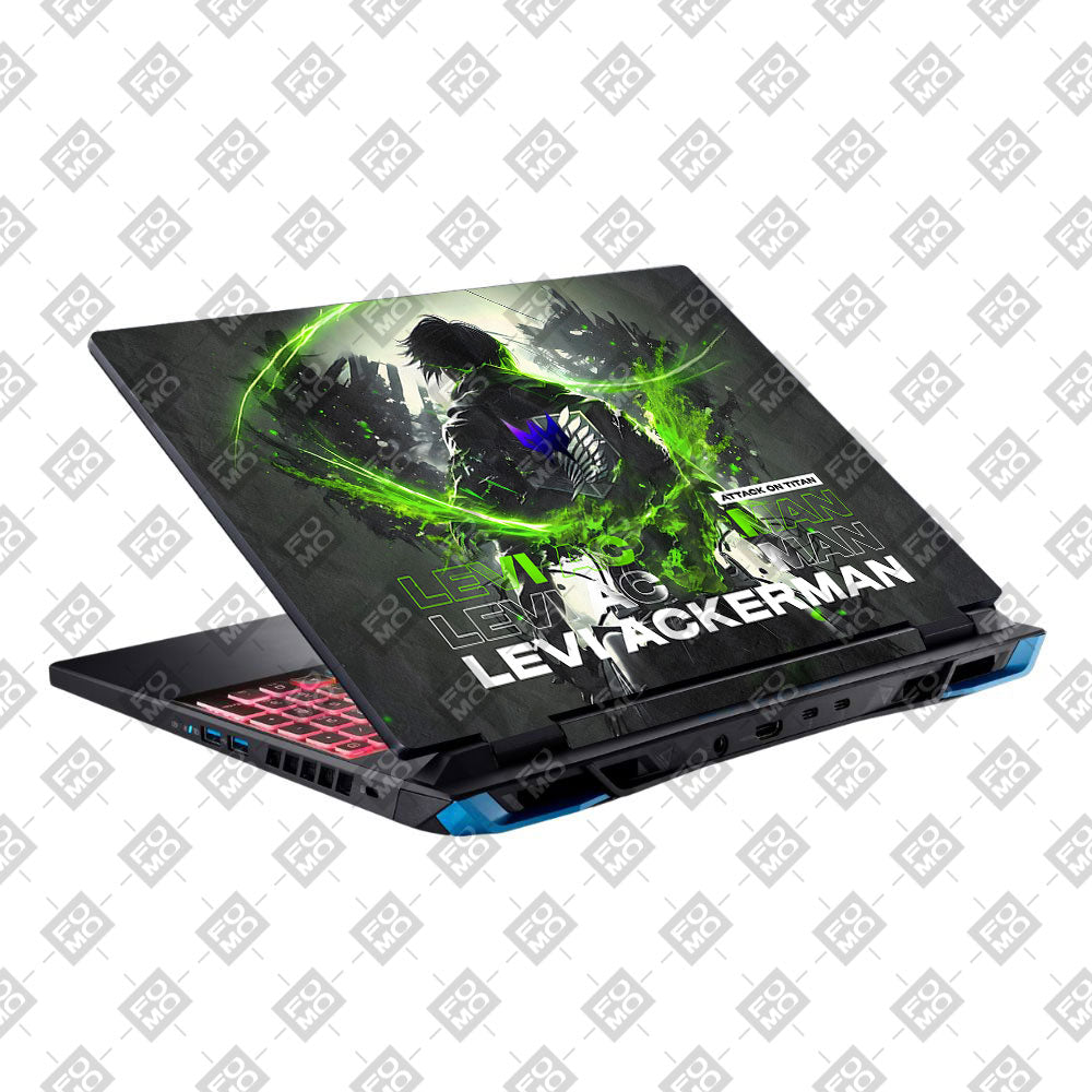 Levi Ackerman Neon Fury Acer Predator Helios Neo 16 N22Q22B Laptop Skin