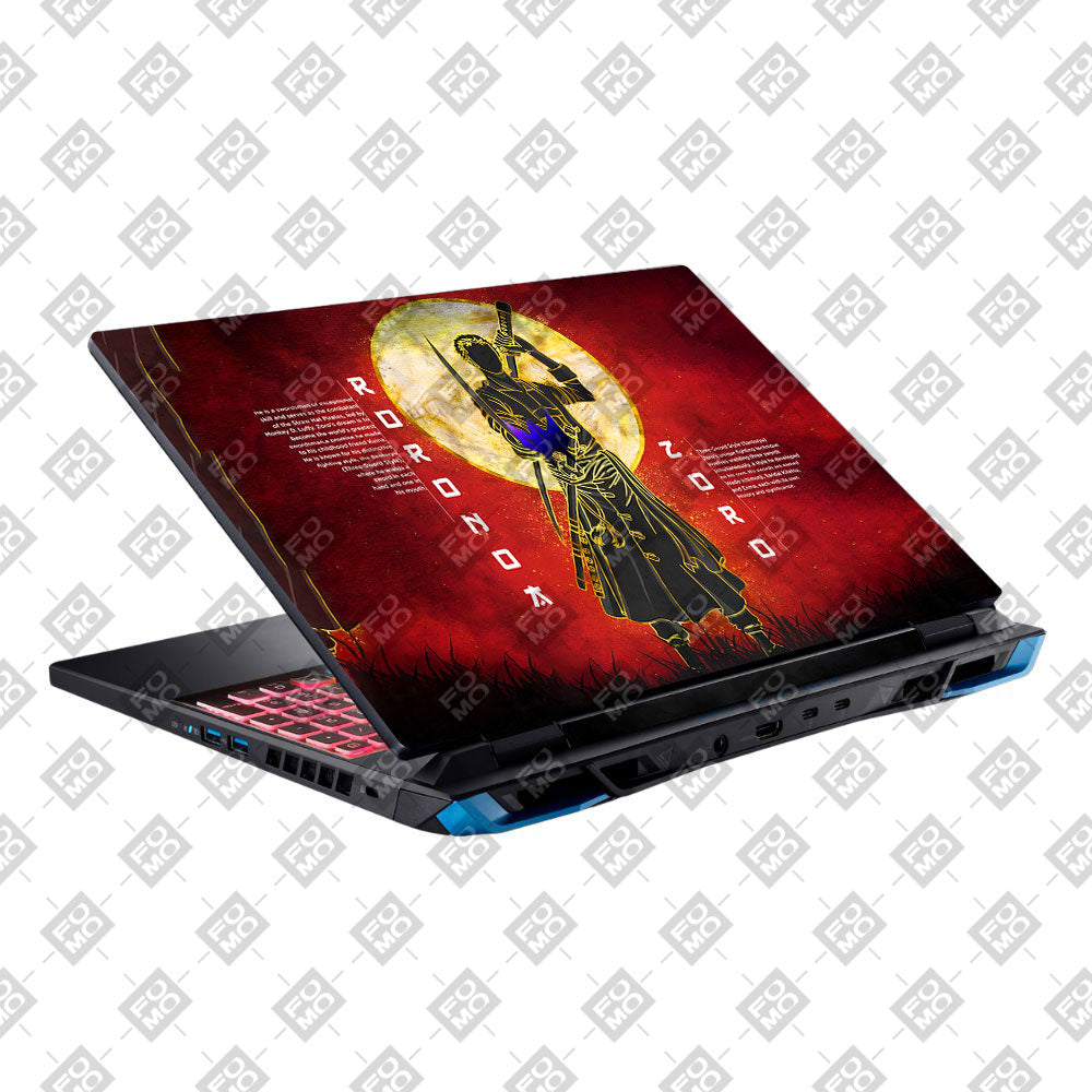 Zoro Under Golden Moon Acer Predator Helios Neo 16 N22Q22B Laptop Skin