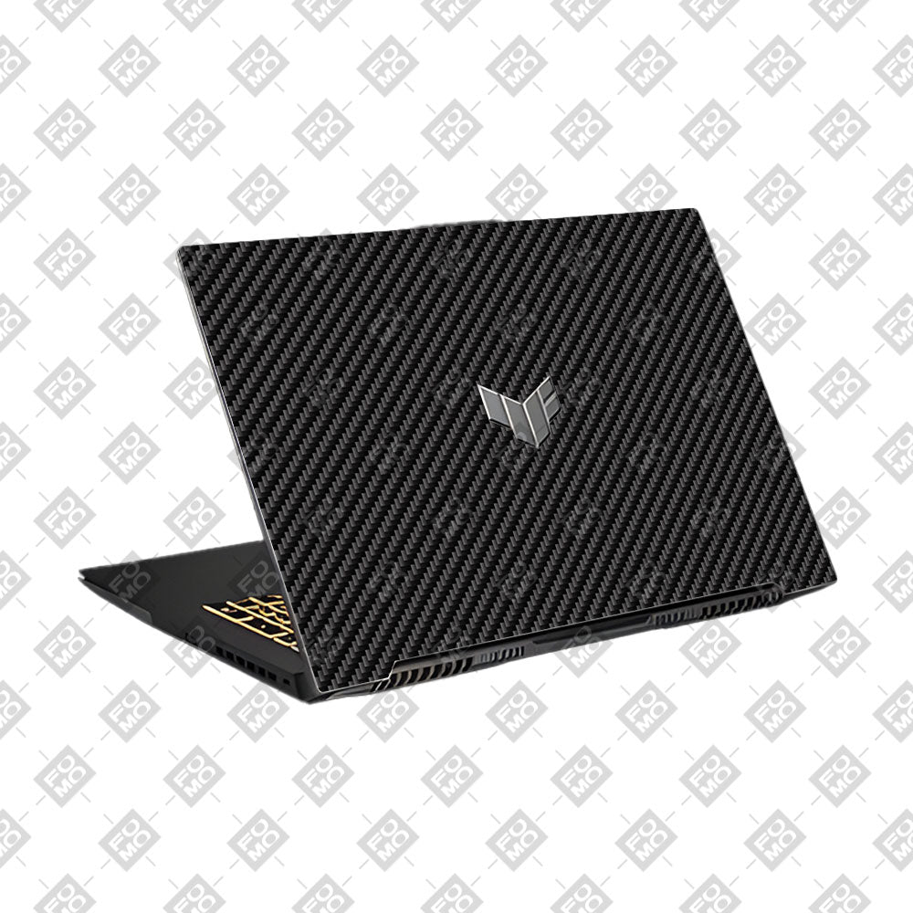 Textured Carbon Fibre Asus TUF Gaming F17 FX707Z Laptop Skin
