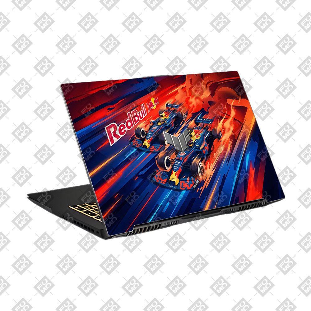 Red Bull Racing Velocity Asus TUF Gaming F17 FX707Z Laptop Skin