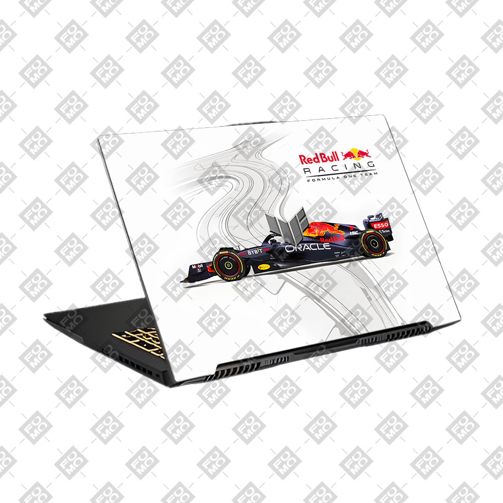 Red Bull Racing in Action Asus TUF Gaming F17 FX707Z Laptop Skin